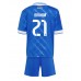 Real Madrid Brahim Diaz #21 Tredjedraktsett Barn 2025-26 Korte ermer (+ Korte bukser)
